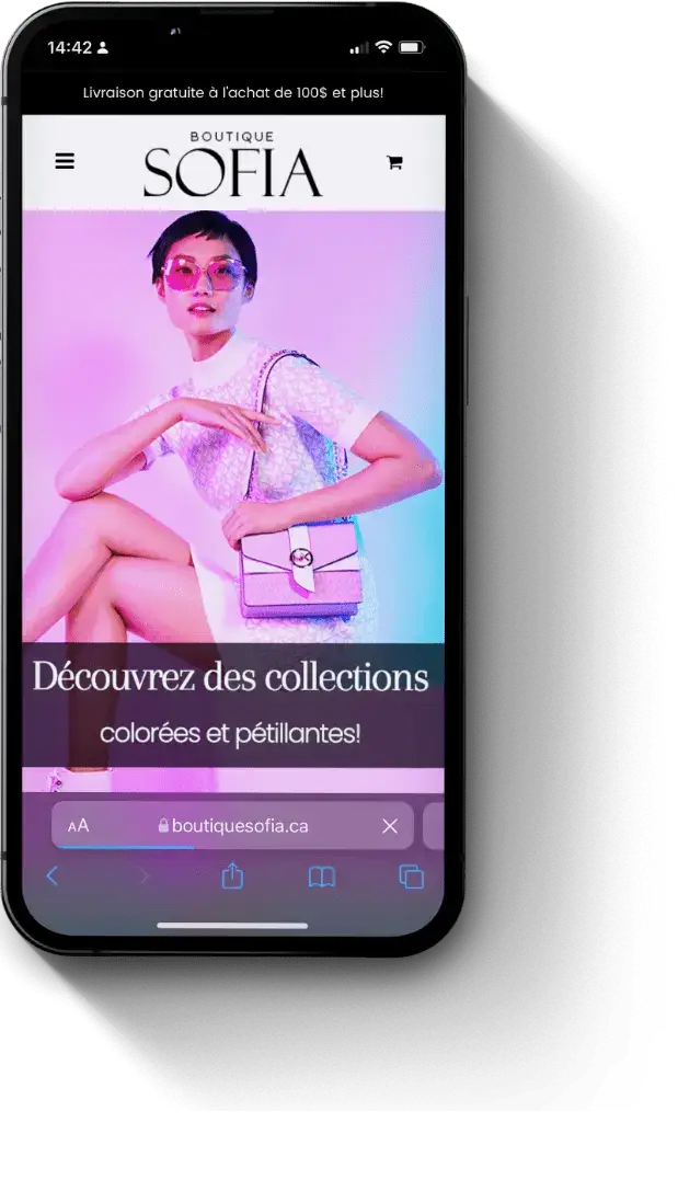 Boutique sofia mobile version